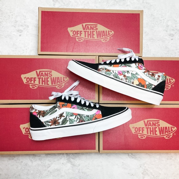 NIB Vans Old Skool Multi Tropical Skate Sneakers - Picture 8 of 10